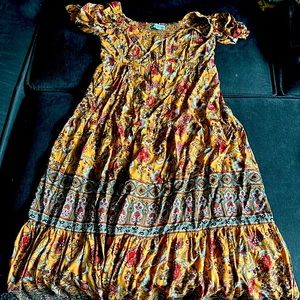 Sundress, Medium, Knox Rose, Orange Red coloring